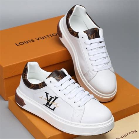 mens white louis vuitton sneakers|lv high top sneakers men.